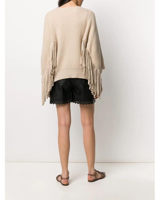 Stella McCartney Multicolor Fringed Rib-Knit Jumper