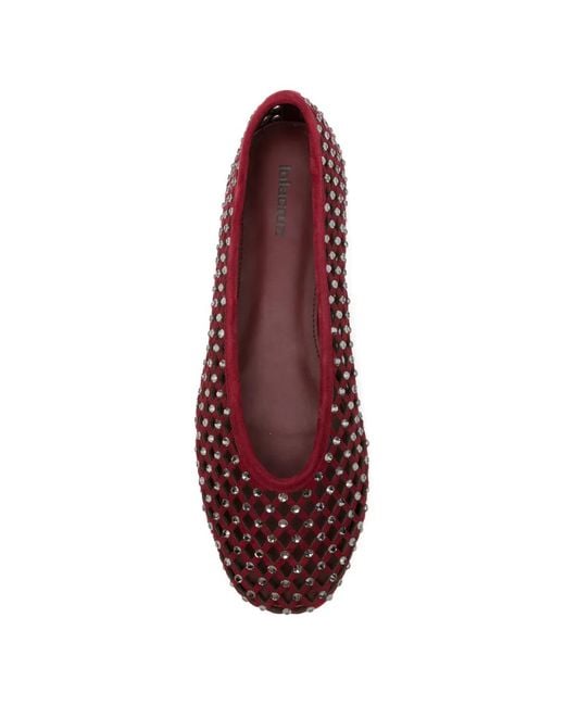 Lola Cruz Red Leonor Ballet Flats