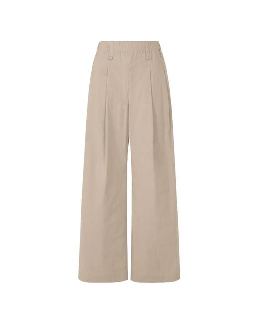 Issey Miyake White Belt-Loops Pants