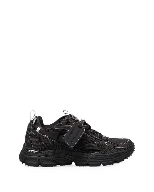 Off-White c/o Virgil Abloh Black Be Right Back Denim Sneakers