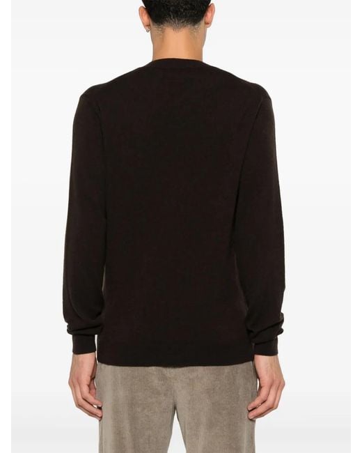 Mordecai Black Crew-Neck Sweater for men