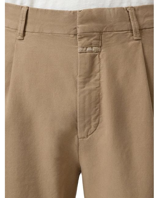 Closed Blomberg Broek in het Natural voor heren