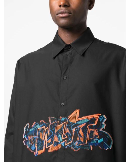 Off-White c/o Virgil Abloh Black Shirts for men