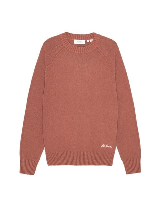 Les Deux Pink Brad Round-Neck Sweater for men