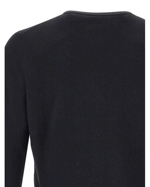 Kangra Blue Ribbed Crew-Neck Sweater for men