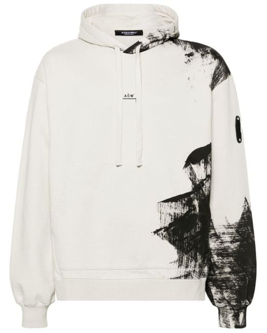 A_COLD_WALL* Natural Brushstroke Cotton Hoodie for men