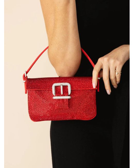 Borsa Habibi Mini di Gedebe in Red