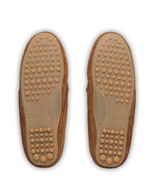 Slippers con cordones Car Shoe de color Brown
