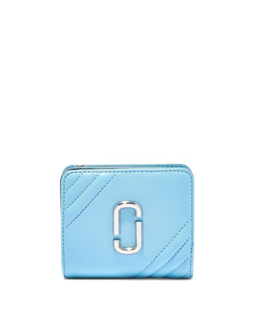 Marc Jacobs The Glam Shot Mini Compact Wallet in Blue | Lyst