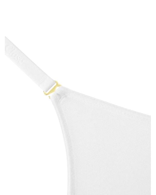Maison Close White Transparenter Corps À Corps Tanga