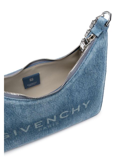 Givenchy Blue Small Moon Denim Cutout Bag