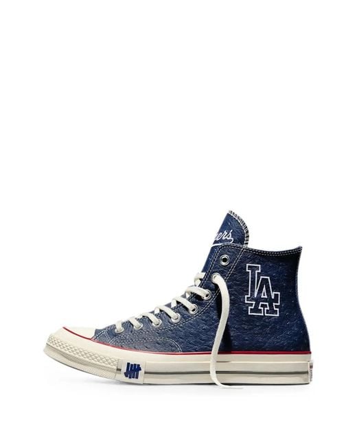 Converse Blue Baskets Montantes Chuck 70 X La Dodgers X Undefeated for men