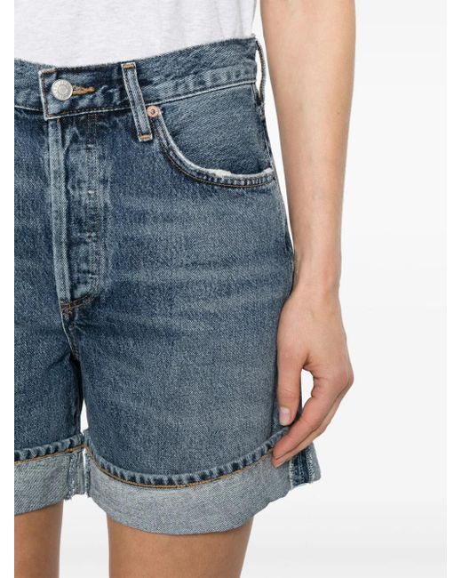 Agolde Blue Dame Short