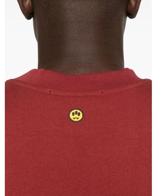 Sudadera con motivo de oso y cuello redondo Barrow