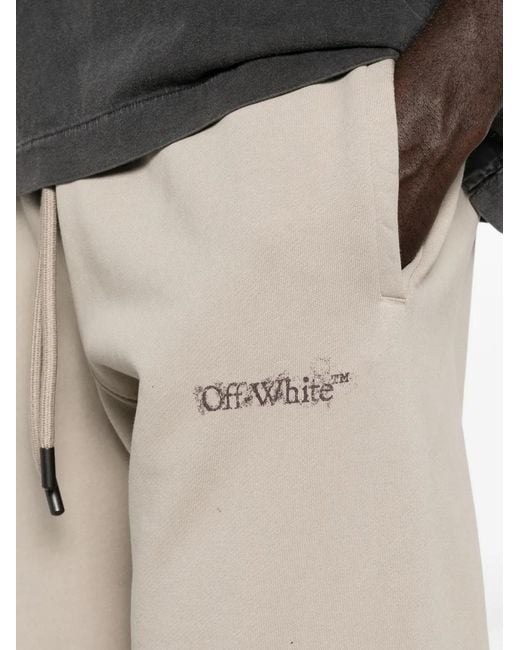 Off-White c/o Virgil Abloh White Off 'Heraldic Arrow' Cuffed Track Pants for men