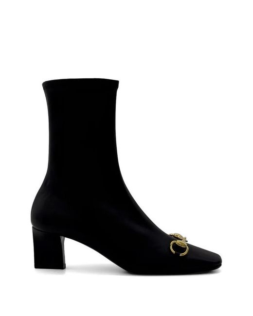 Gucci Black Signora Ankle Boots