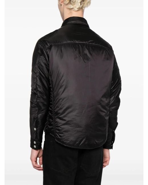 GmbH Black Padded Shirt Jacket for men