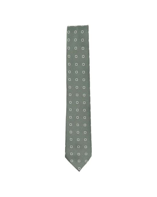 Boss Green Geometric-Pattern Tie for men