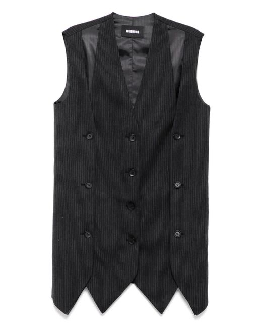 Moohong Black Single-Breasted Coat