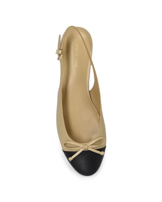 MICHAEL Michael Kors Natural Piper Slingback Ballet Flats