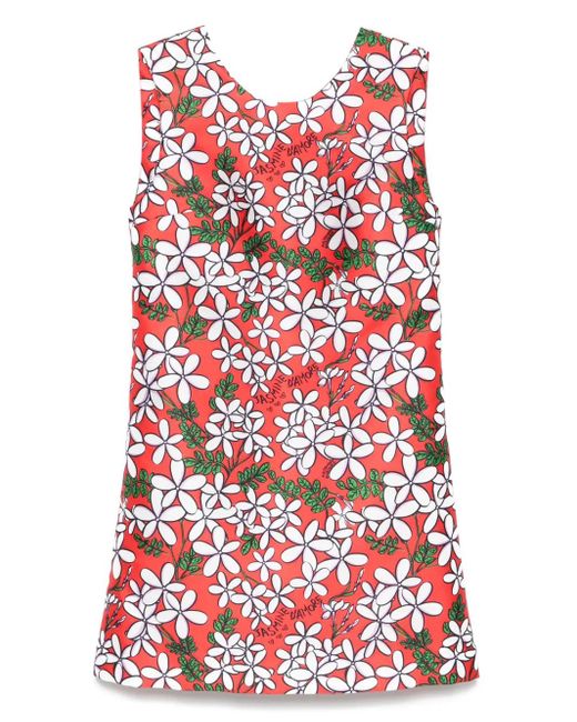 ALESSANDRO ENRIQUEZ Red Minikleid Mit Print