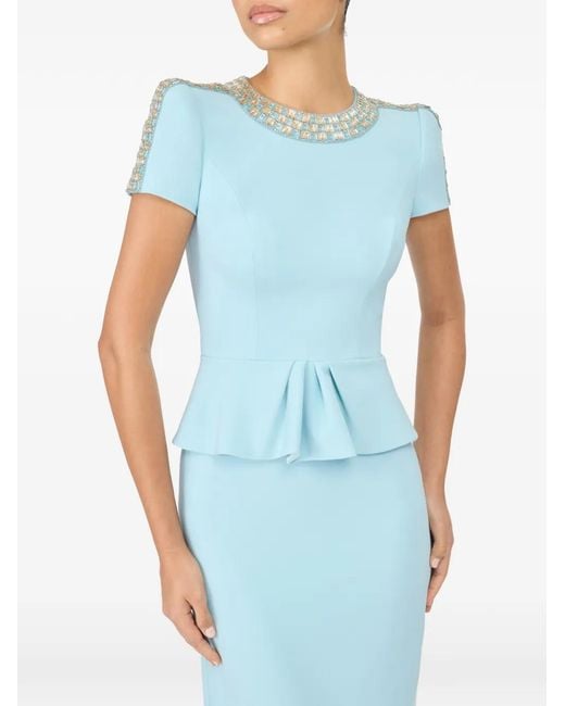 Jenny Packham Blue Dubois Dress