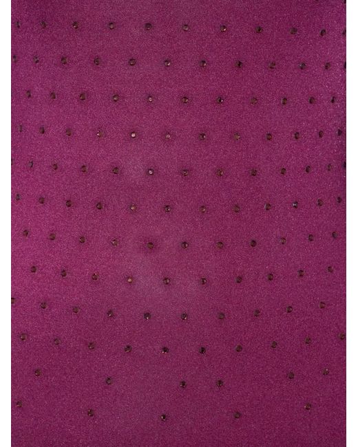 ANDAMANE Purple High-Neck Bodysuit