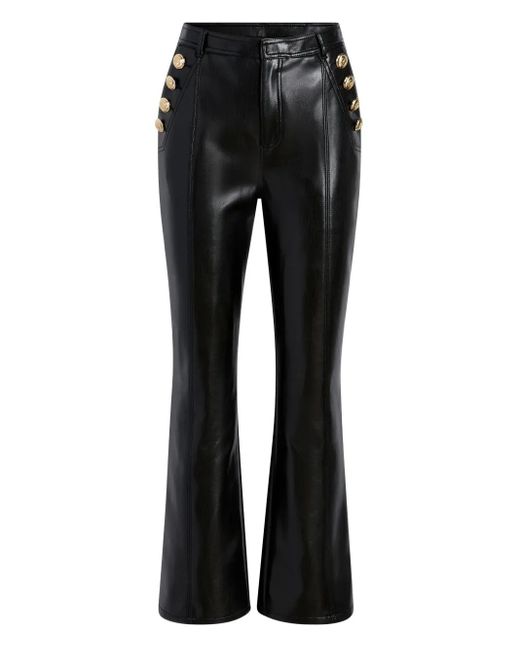 Cinq À Sept Black Suzette Cropped Flared Trousers