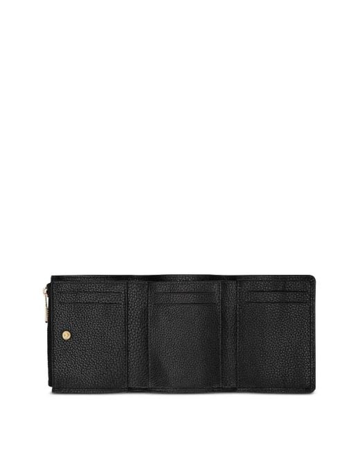 Longchamp Black Porte-Cartes En Cuir