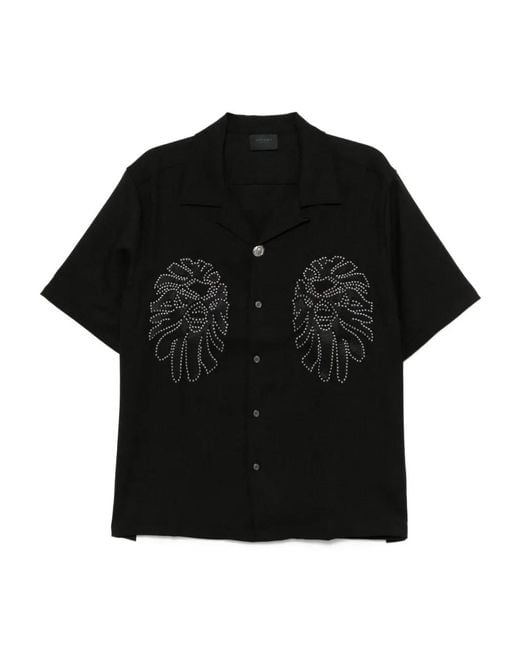 A Bathing Ape Black Stud-Embellished Shirt for men