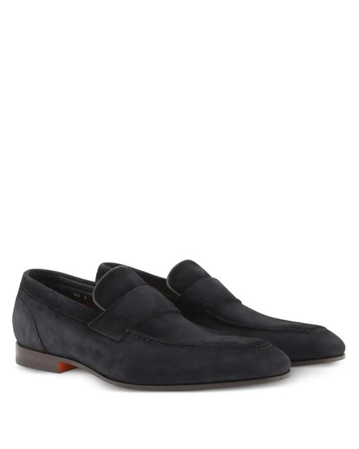 Mocassini Carlos di Santoni in Black da Uomo