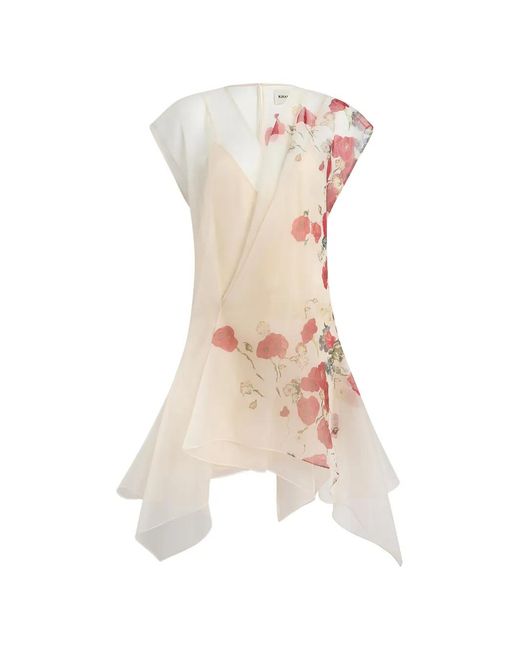 Khaite White Merith Dress