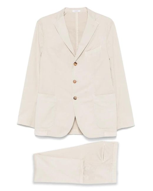 メンズ Boglioli シングルスーツ Natural