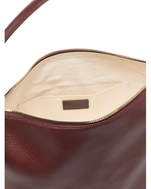 A.P.C. Purple Vera Zip Shoulder Bag