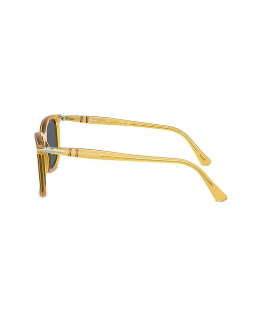 Persol Blue Renzo Square-Frame Sunglasses