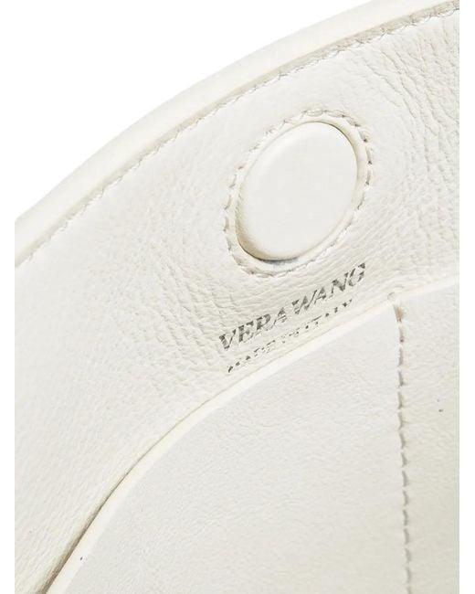 Vera Wang White Mini Leather Tote Bag