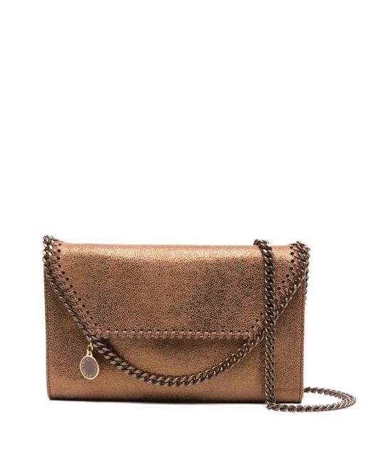 Borsa A Tracolla Falabella Con Rifinitura A Catena di Stella McCartney in Brown