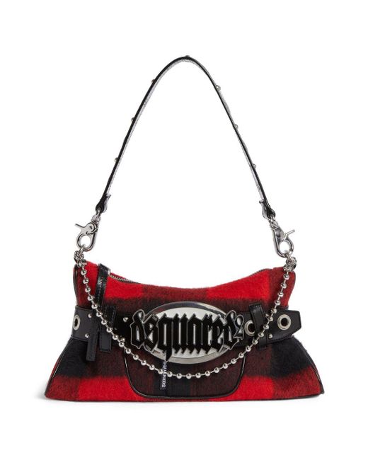 DSquared² Red Gothic Schultertasche