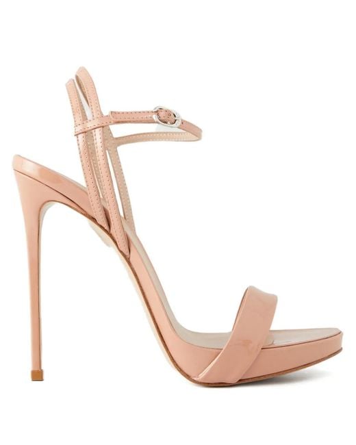 Le Silla White 120Mm Gwen Stiletto-Heel Sandals