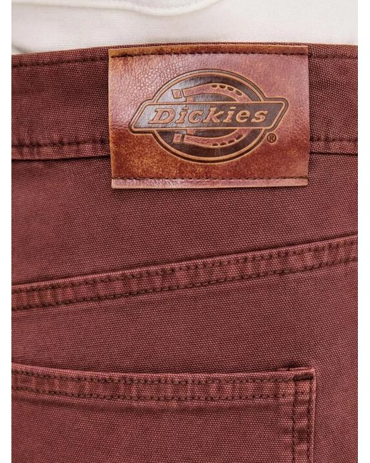 Dickies Red Logo-Patch Jeans