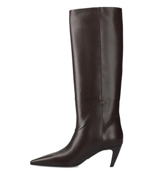 Premiata Brown 70Mm Point-Toe Heel Boots