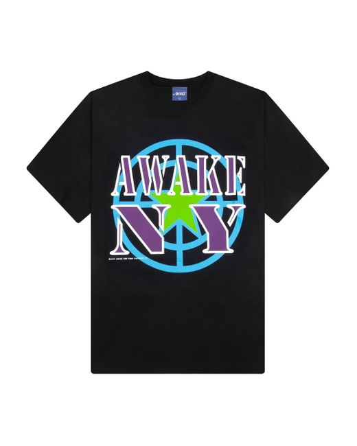 メンズ AWAKE NY グラフィック Tシャツ Black