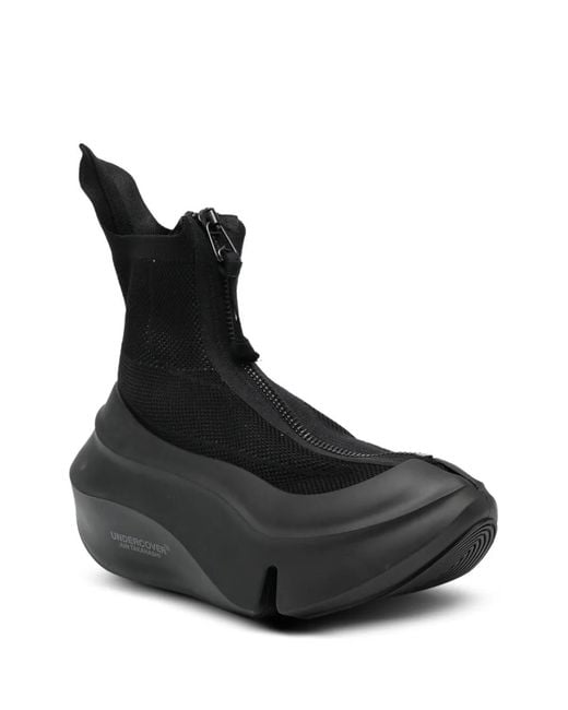 Undercover X Grounds Orca Hi-Top Trainers in Black for Men | Lyst