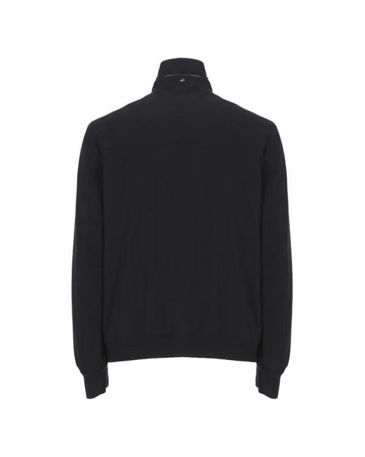 Montecore Black High Neck Padded Jacket for men