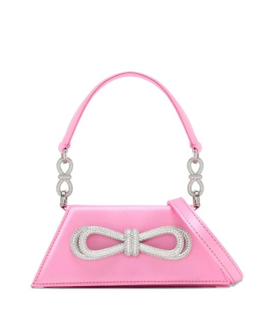 Mach & Mach Pink Small Samantha Handbag