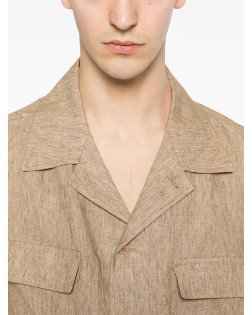 Briglia 1949 Natural Linen Shirt for men