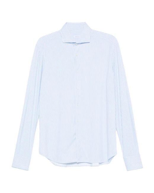 Orian White Striped Shirt for men