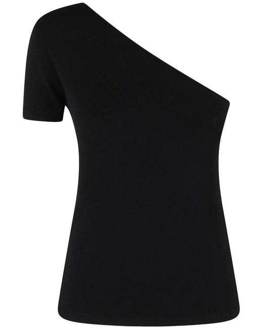 Top Con Spalle Scoperte di Roberto Collina in Black