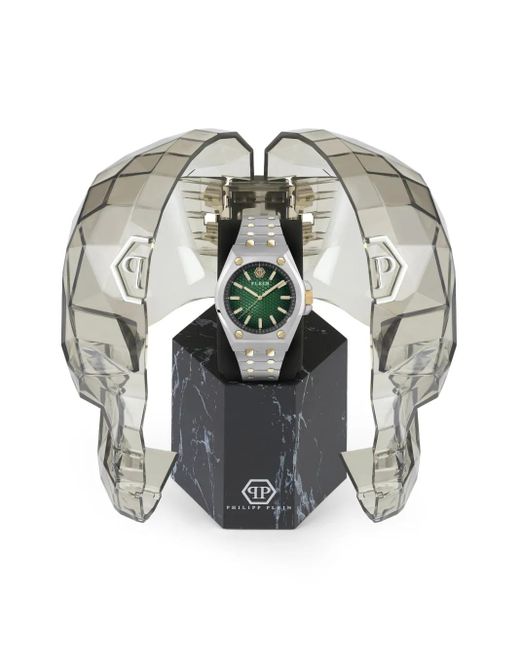 Philipp Plein Green Stainless Steel 43Mm Watch for men