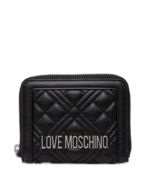 LOVE MOSCHINO Zip Around Wallet With Logo Plaque main image 0